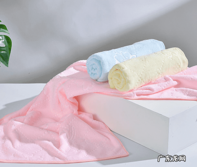 干发毛巾的戴法