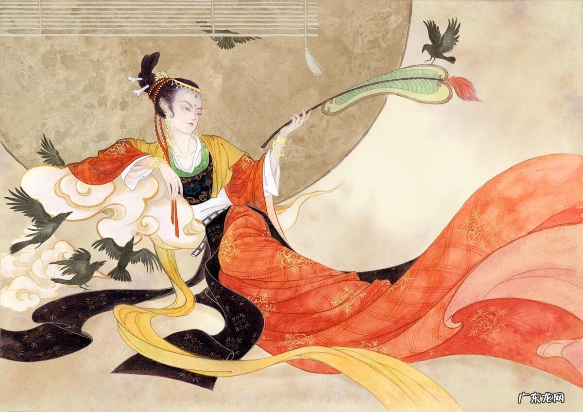 国风水彩画 简约 国风水彩画人物