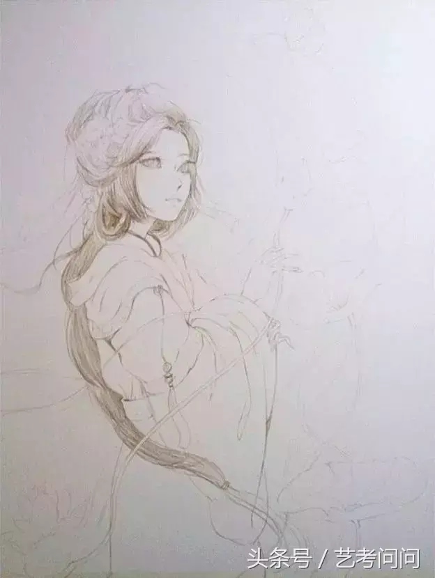 国风画水彩画 国风水彩画教程