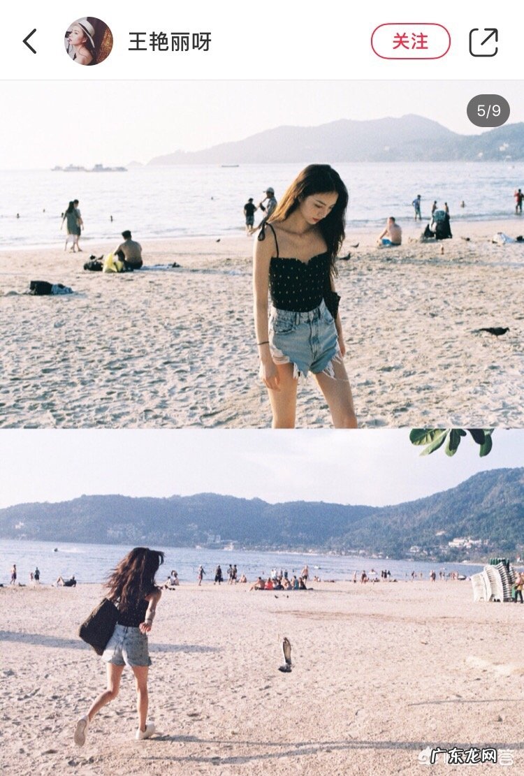 夏日牛仔短裤搭配什么上装拍照好看？