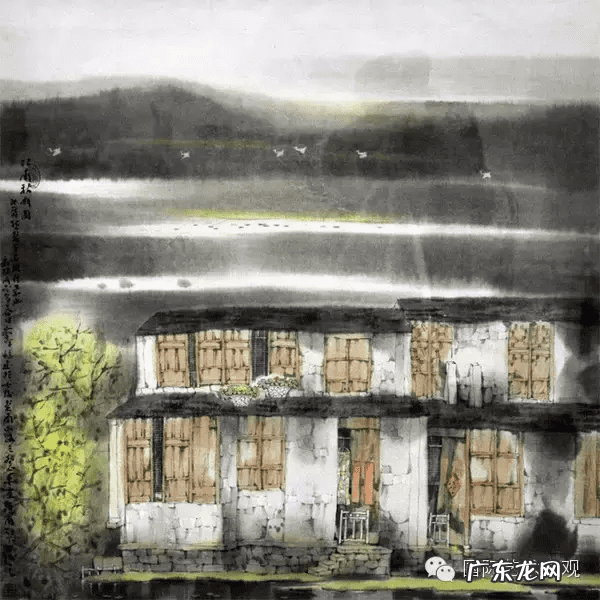 楚南风 楚南民风水墨画作品