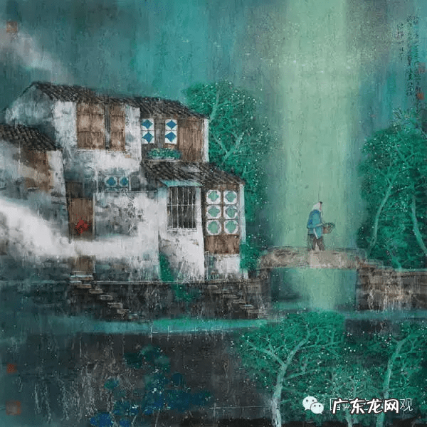 楚南风 楚南民风水墨画作品