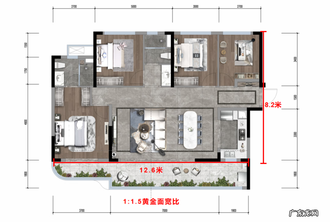 房子正对着江好不好
