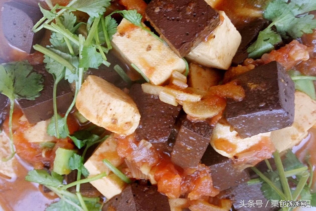 猪血煮豆腐意思 炖猪血豆腐