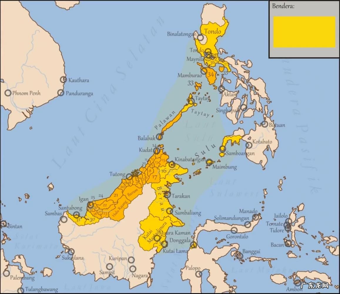 文莱在哪里世界地图 文莱在世界地图的位置