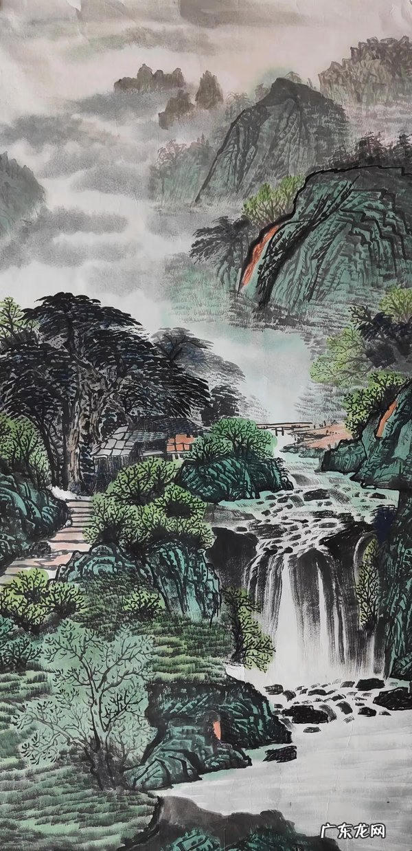 风水画 四尺的山水画