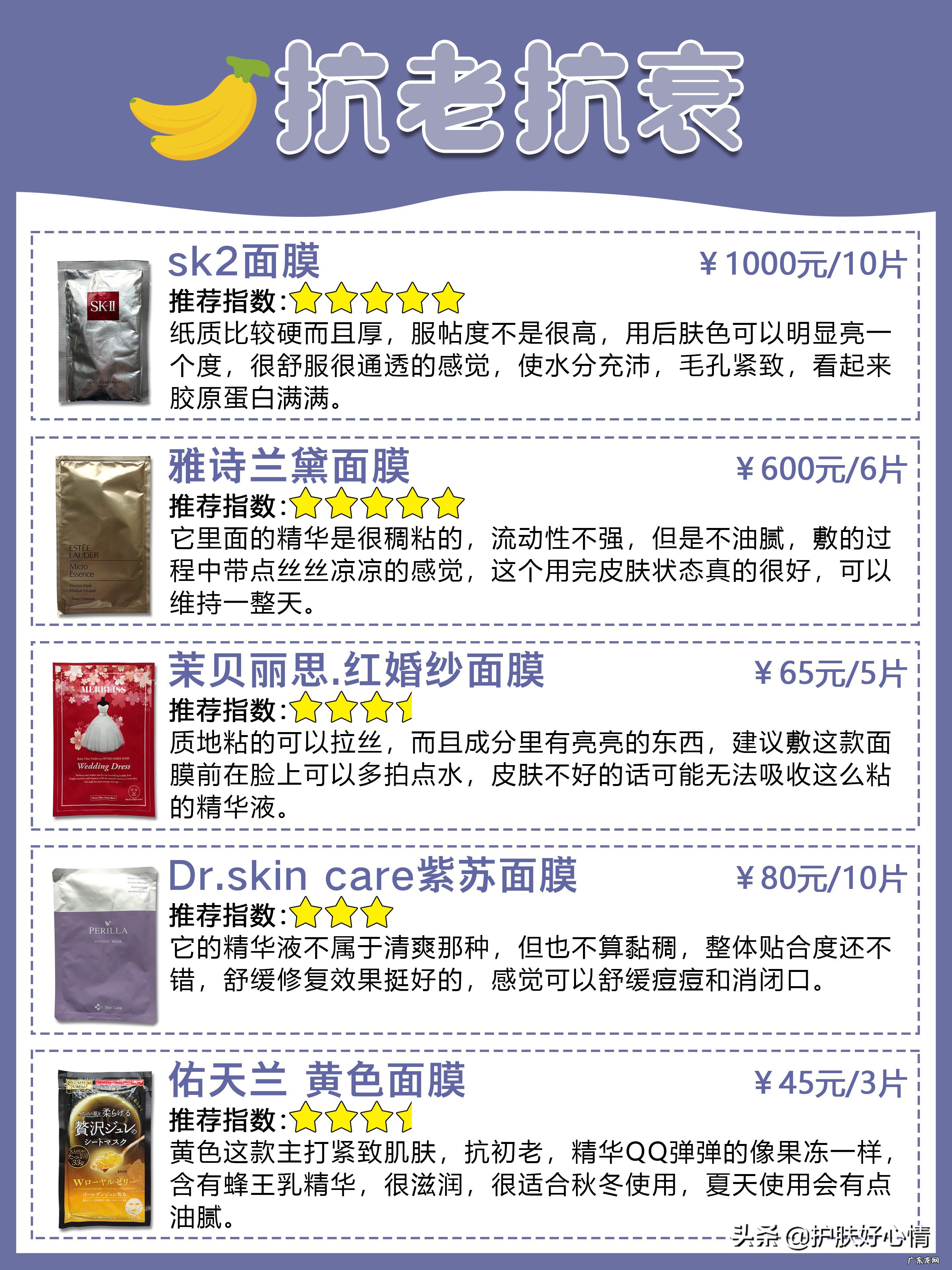 哪款保湿面膜可以快速补水、保湿美白?