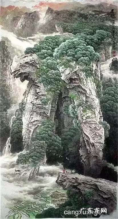 家传手抄风水秘本 有名的风水画