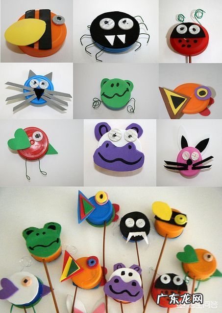 如何用塑料瓶盖制作DIY手工?