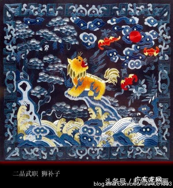 清朝五品文官补子图案 文武补子的风水
