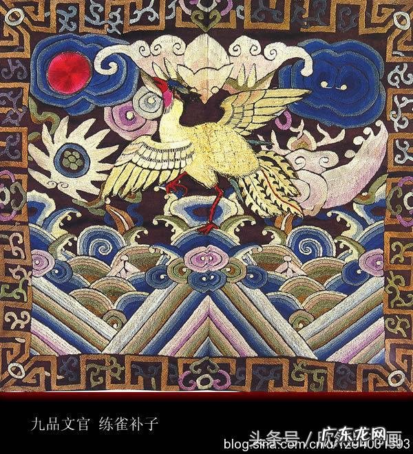 清朝五品文官补子图案 文武补子的风水