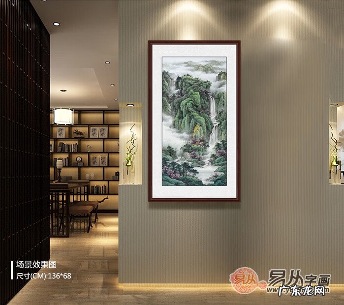 风水水口十二图 门口瀑布风水