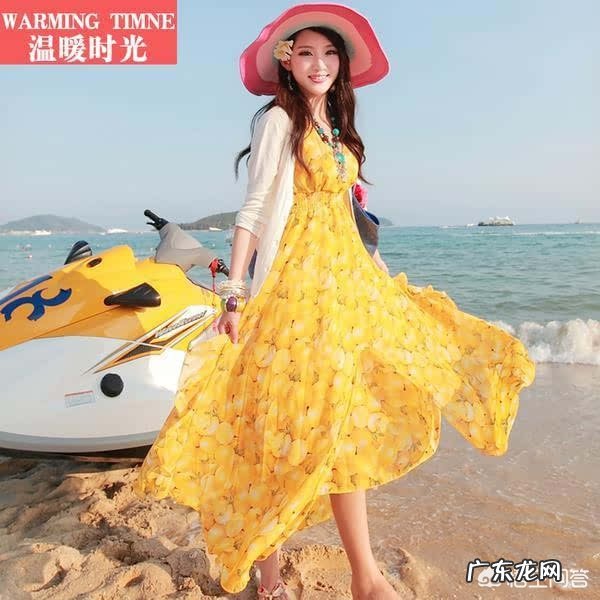 女生穿着沙滩长裙走路有什么感觉?