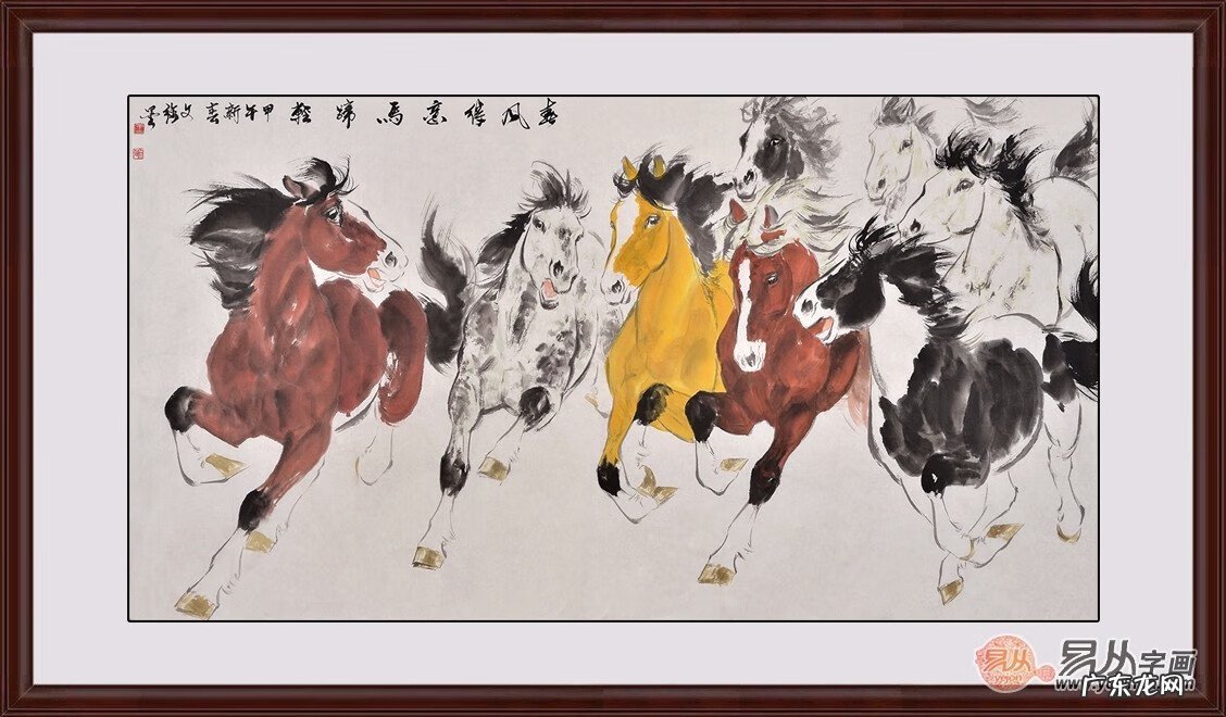 八骏图真迹在哪 八骏图风水寓意