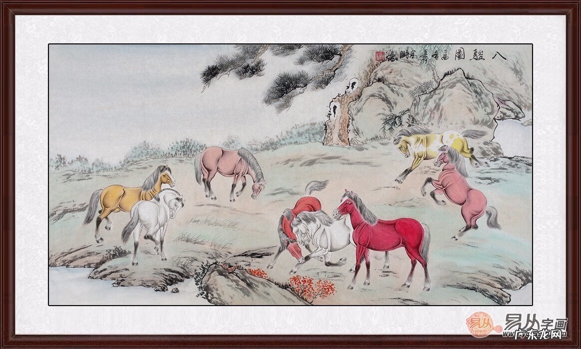 八骏图真迹在哪 八骏图风水寓意