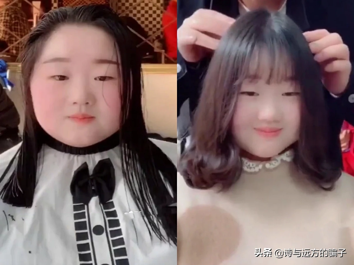 头大脸圆,头发比较少柔软,剪什么发型会好看-谢谢大家帮忙一下?