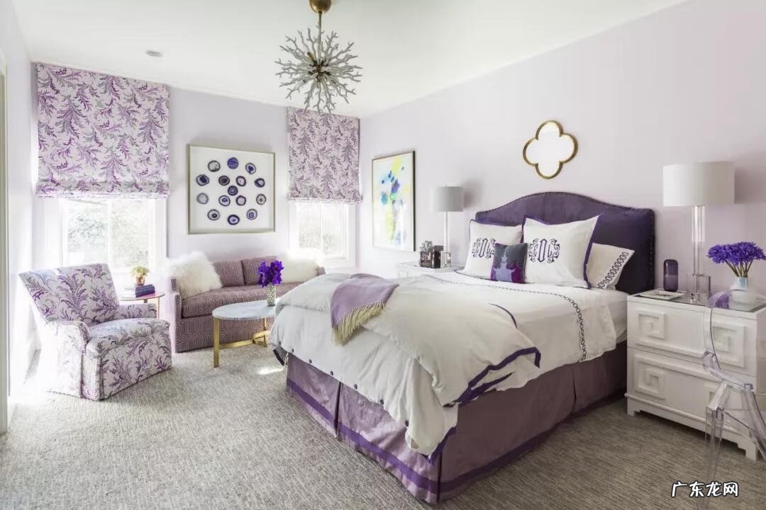主卧窗帘紫色 紫色的房间配什么颜色的窗帘