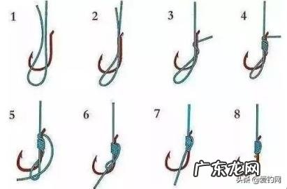 绑钩方法图解大全，六种常见鱼钩详细绑法！