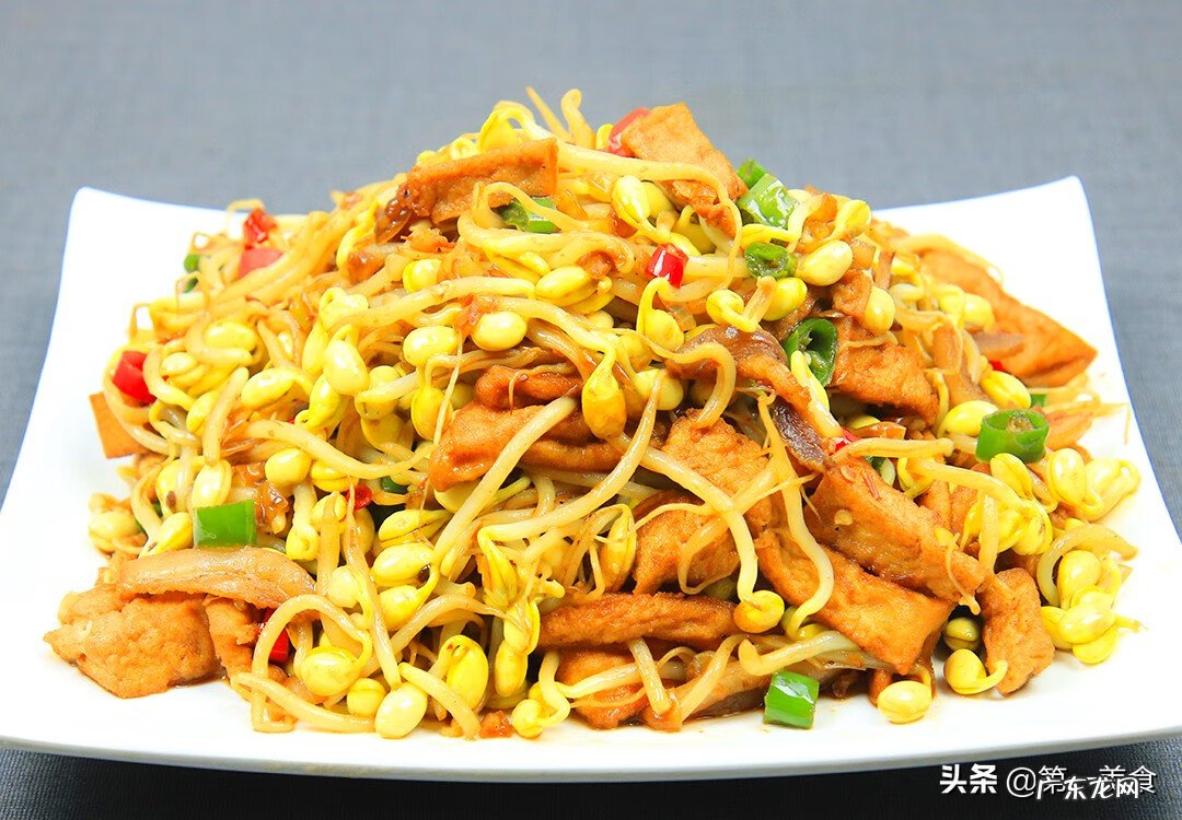 家常炒黄豆芽的做法 豆腐黄豆芽的做法大全