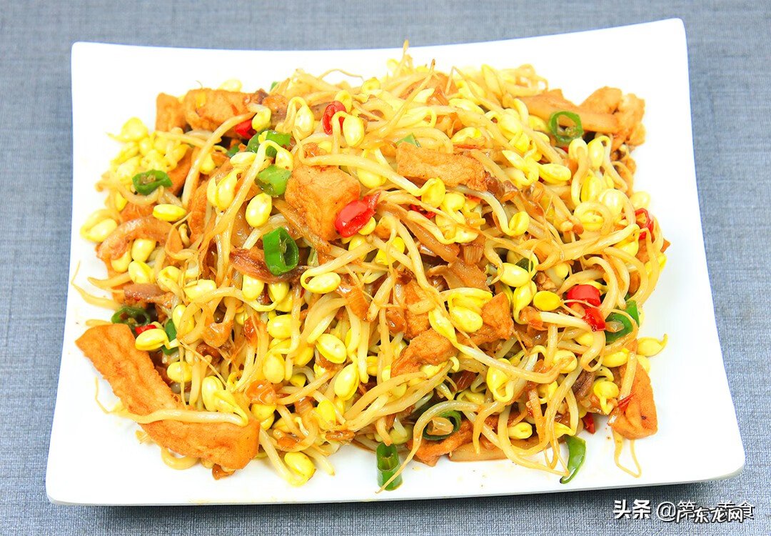 家常炒黄豆芽的做法 豆腐黄豆芽的做法大全
