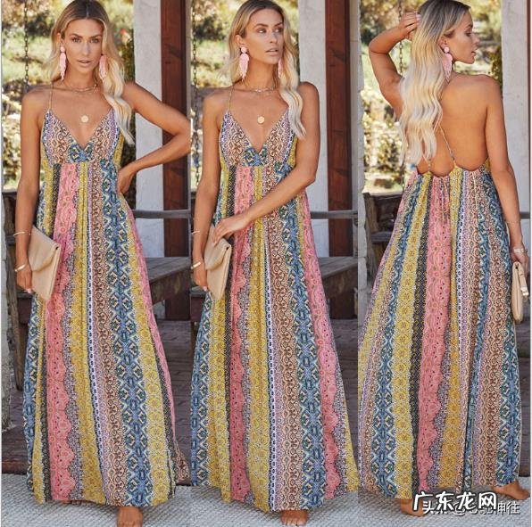 哪些款式的波西米亚风格的吊带连衣裙比较时尚?