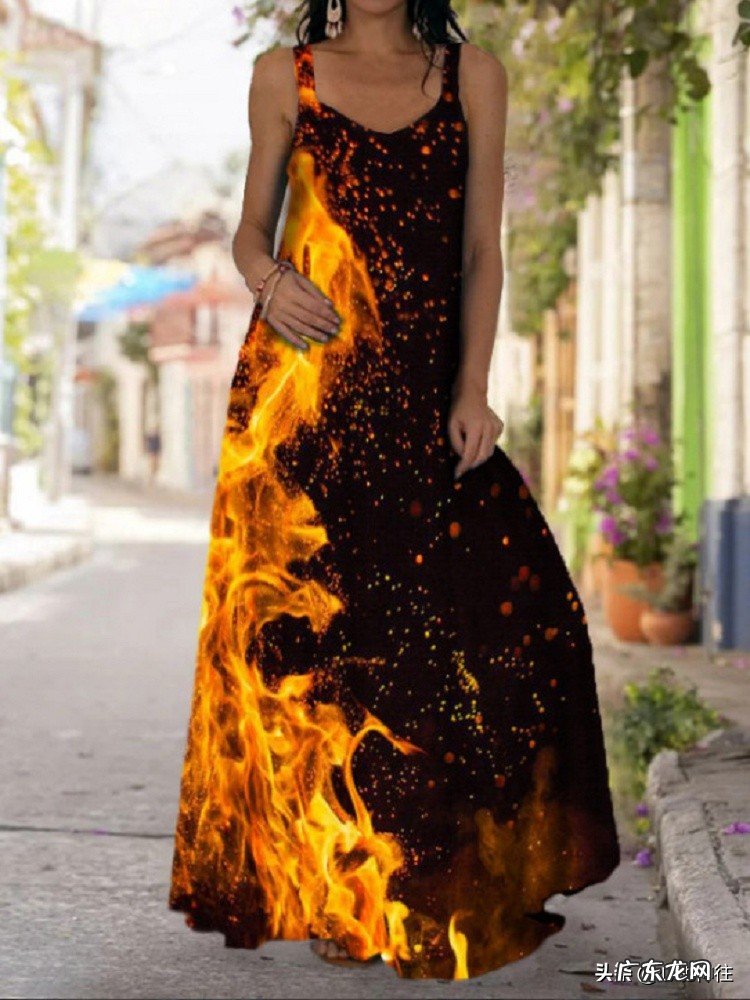 哪些款式的波西米亚风格的吊带连衣裙比较时尚？