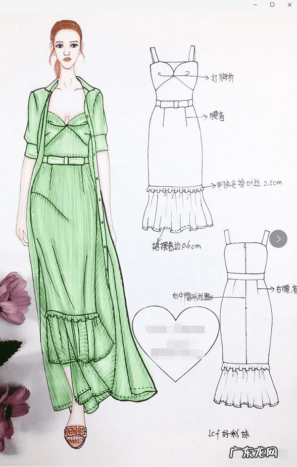 服装设计效果图一系列 系列服装设计效果图