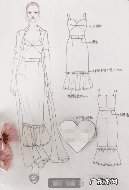 服装设计效果图一系列 系列服装设计效果图