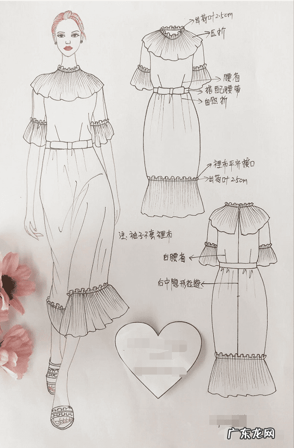 服装设计效果图一系列 系列服装设计效果图