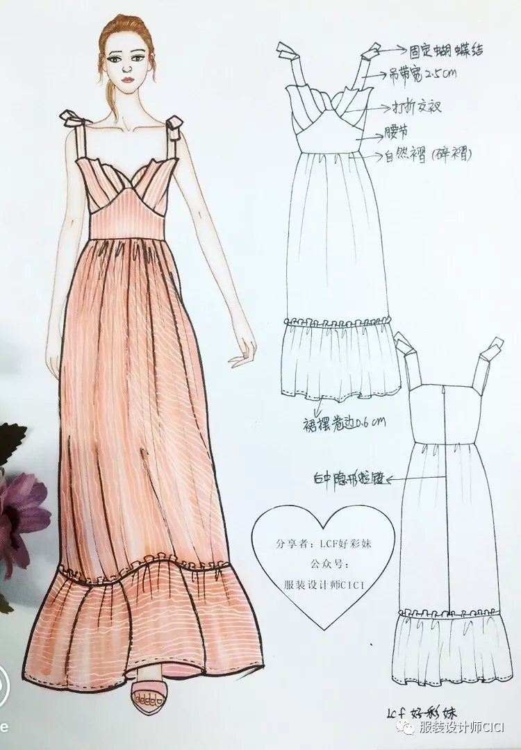 服装设计效果图一系列 系列服装设计效果图