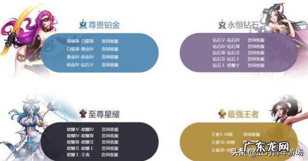 代练价格表 王者荣耀代练价格