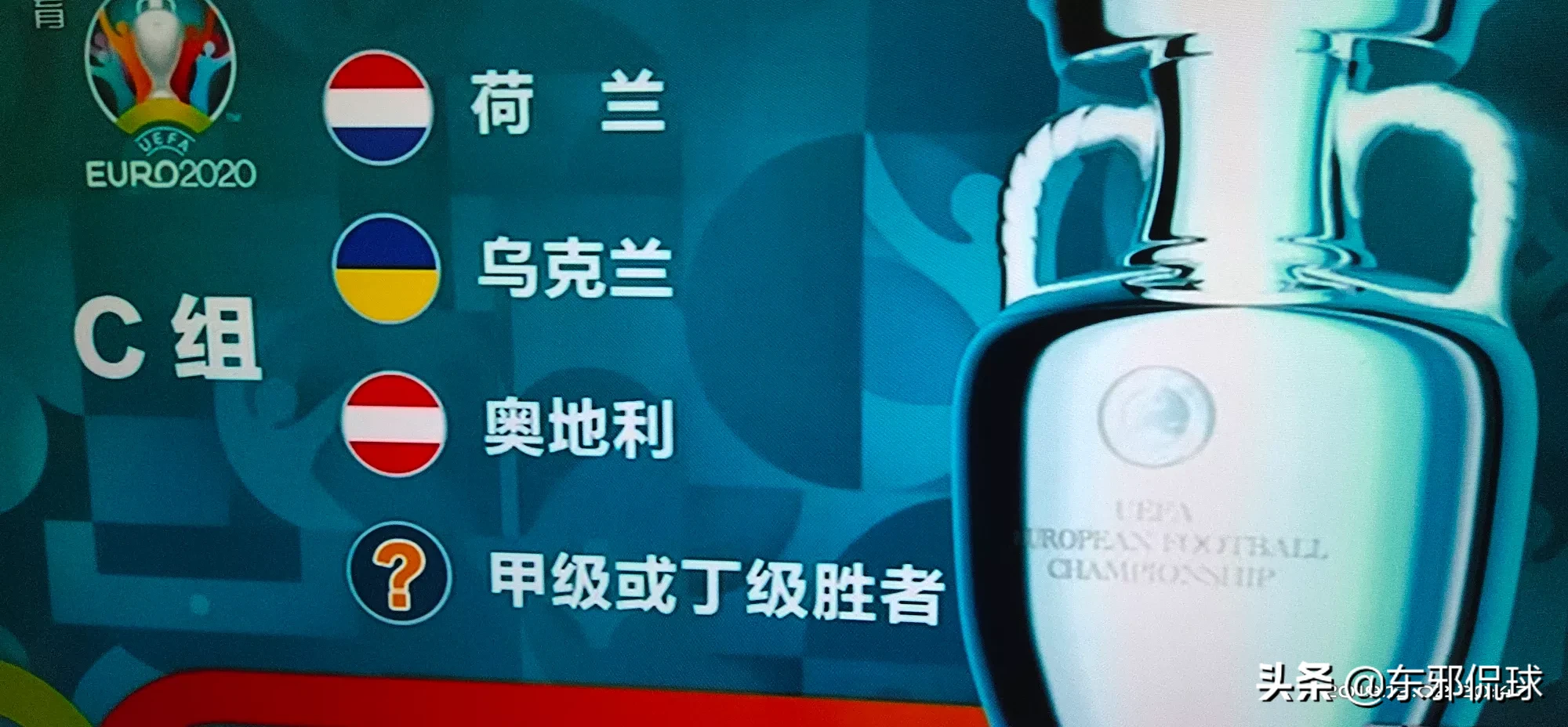 2020年欧洲杯抽签名单出炉，F组形势严峻，你认为谁将笑到最后？