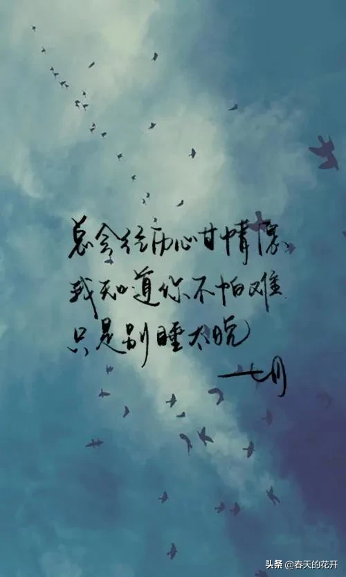 你听过最忧伤的句子是什么？