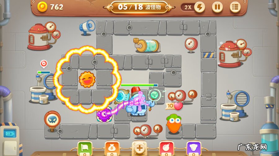 保卫萝卜挑战20关攻略图解 保卫萝卜挑战20关