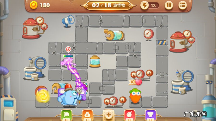 保卫萝卜挑战20关攻略图解 保卫萝卜挑战20关