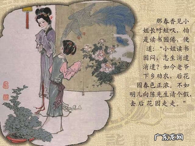 牡丹亭人物 牡丹亭故事情节图