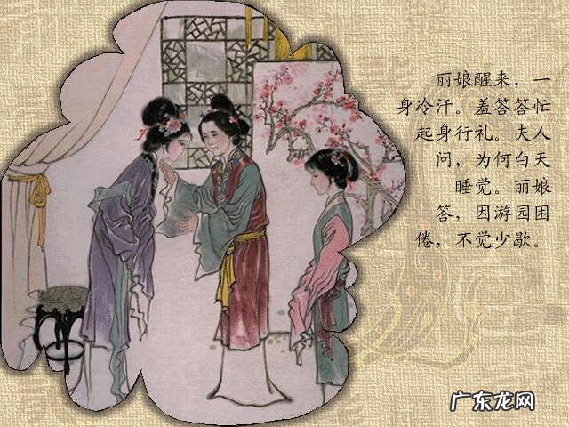 牡丹亭人物 牡丹亭故事情节图