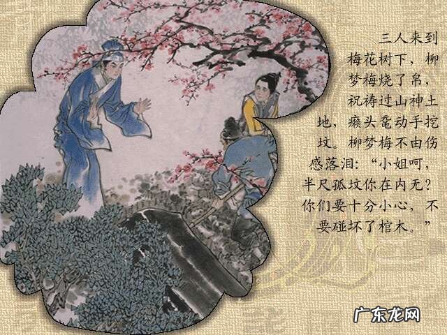 牡丹亭人物 牡丹亭故事情节图