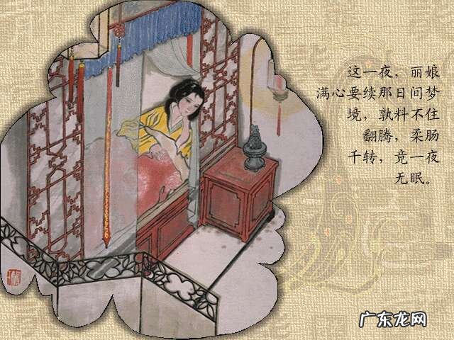 牡丹亭人物 牡丹亭故事情节图