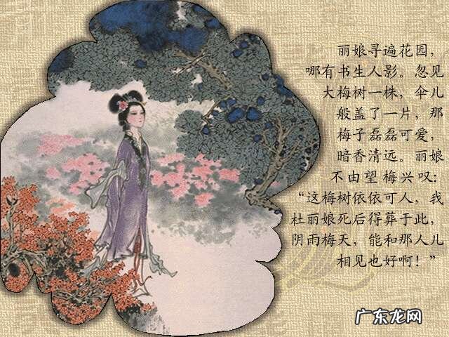 牡丹亭人物 牡丹亭故事情节图