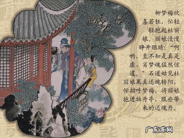 牡丹亭人物 牡丹亭故事情节图