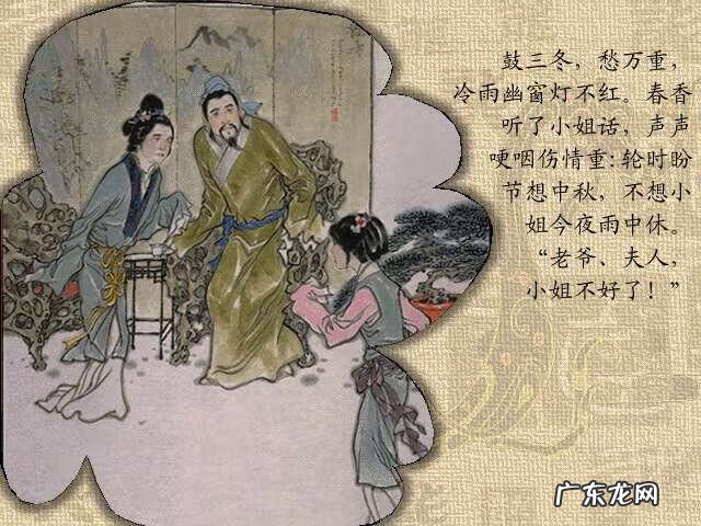 牡丹亭人物 牡丹亭故事情节图