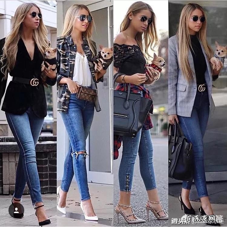 很喜欢牛仔裤,开春有哪些舒适又时尚的牛仔裤穿搭?日常百搭一些的?