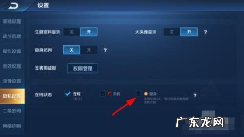 新版王者荣耀怎么设置隐身登陆 腾讯手游王者荣耀怎么设置隐身登录图文教程