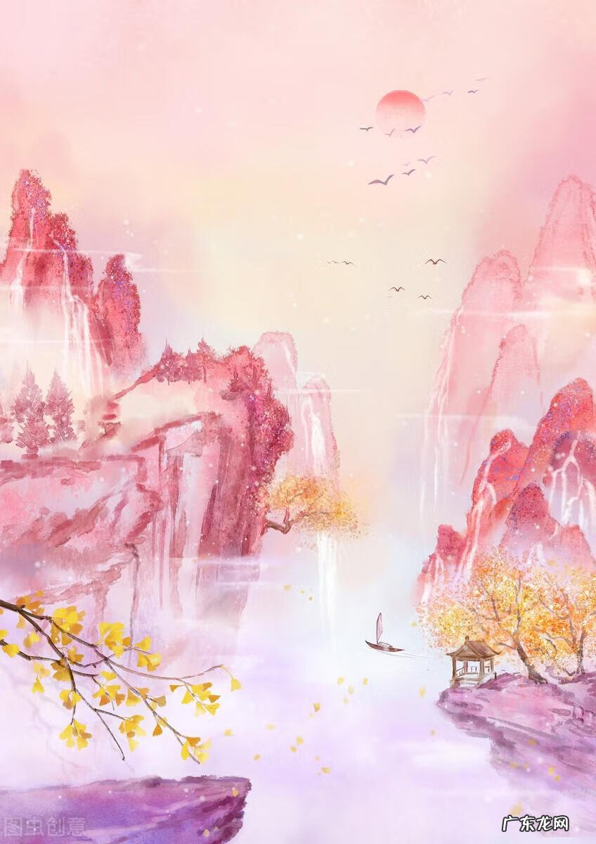 花水墨画图片 古风水墨画图片高清