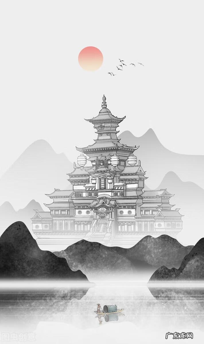 花水墨画图片 古风水墨画图片高清