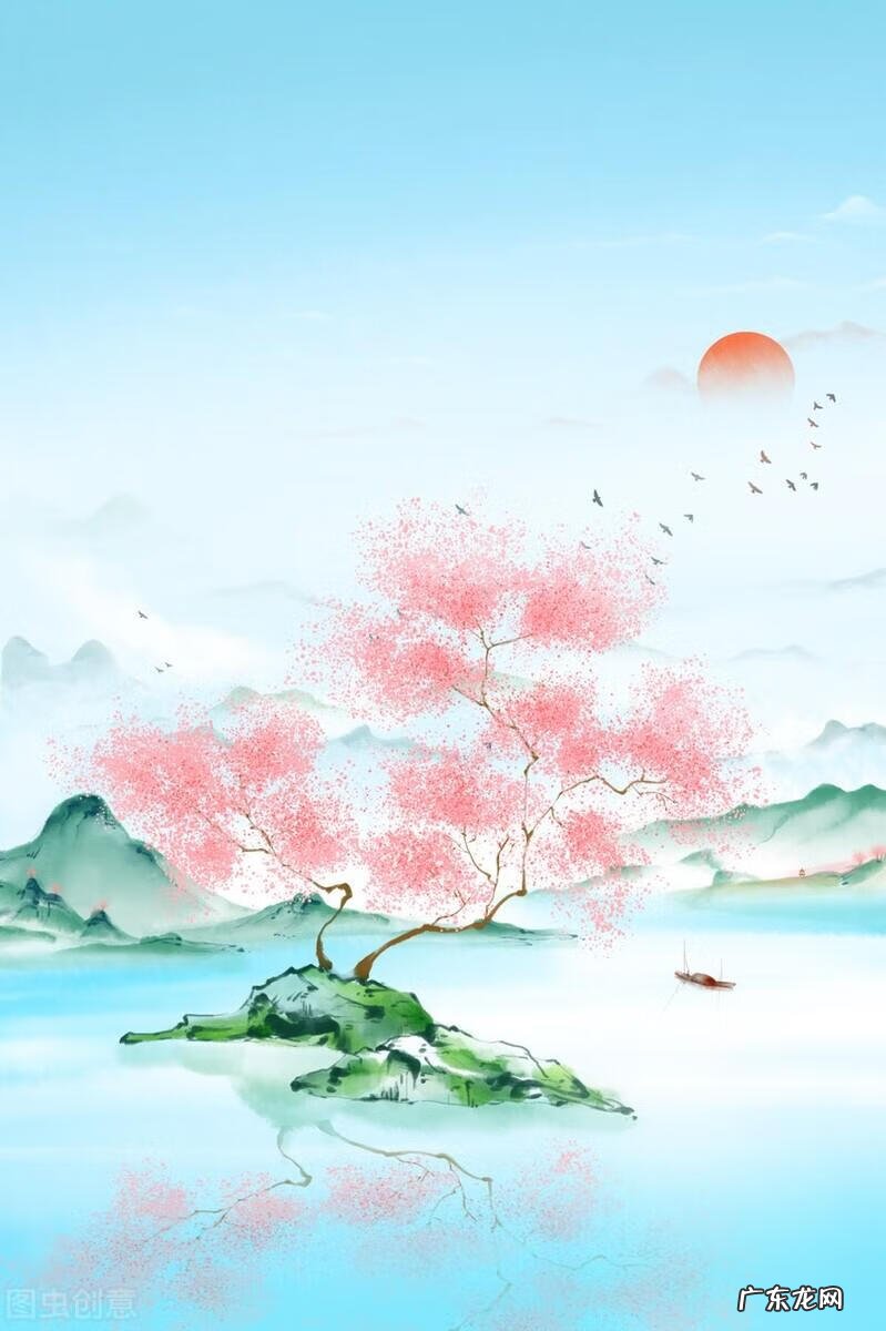 花水墨画图片 古风水墨画图片高清