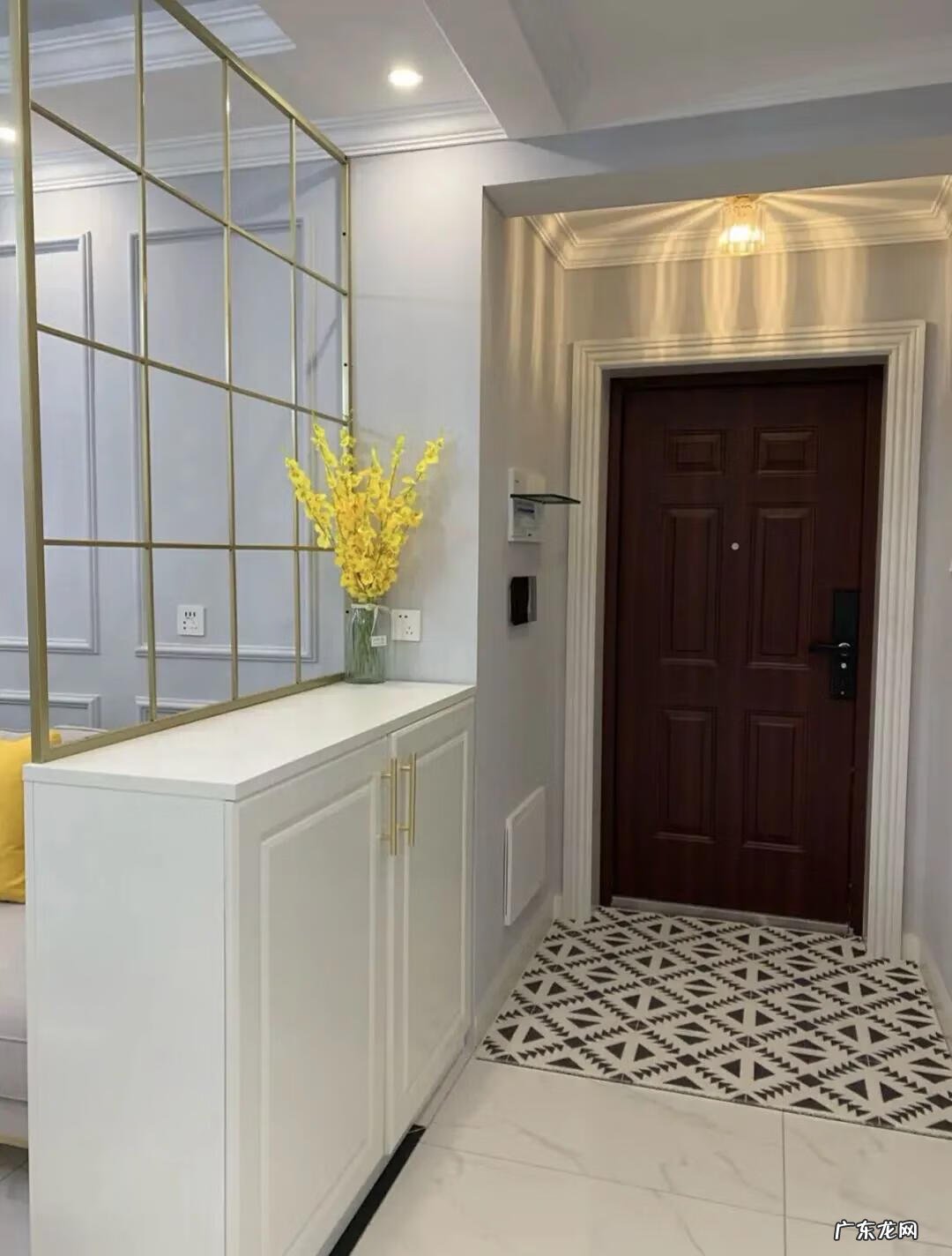 入户隔断柜效果图 入户门隔断柜