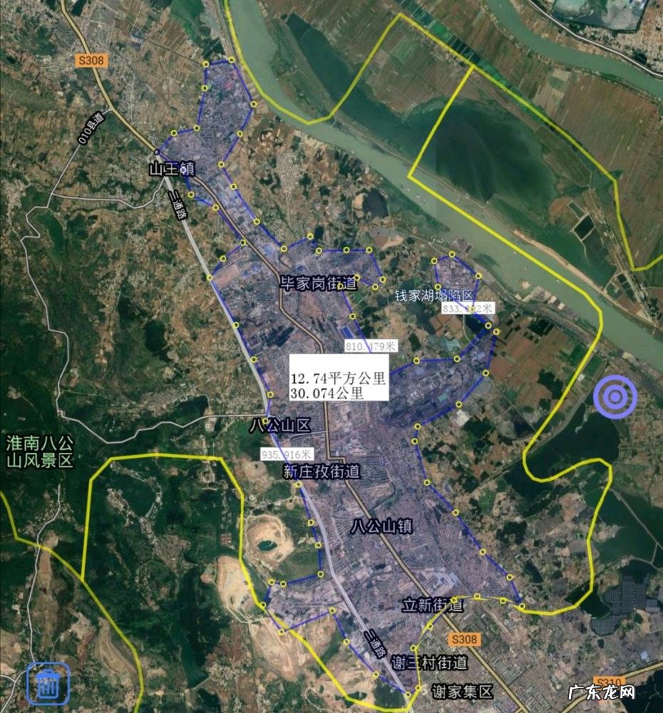 安徽省淮南市地图最新 安徽淮南市地图 全图
