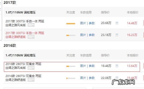 大众途观26万降价13万六吨 大众途观1.4t多少钱
